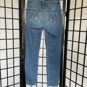 MOTHER Denim Super Stunner Ankle in Racing Hearts